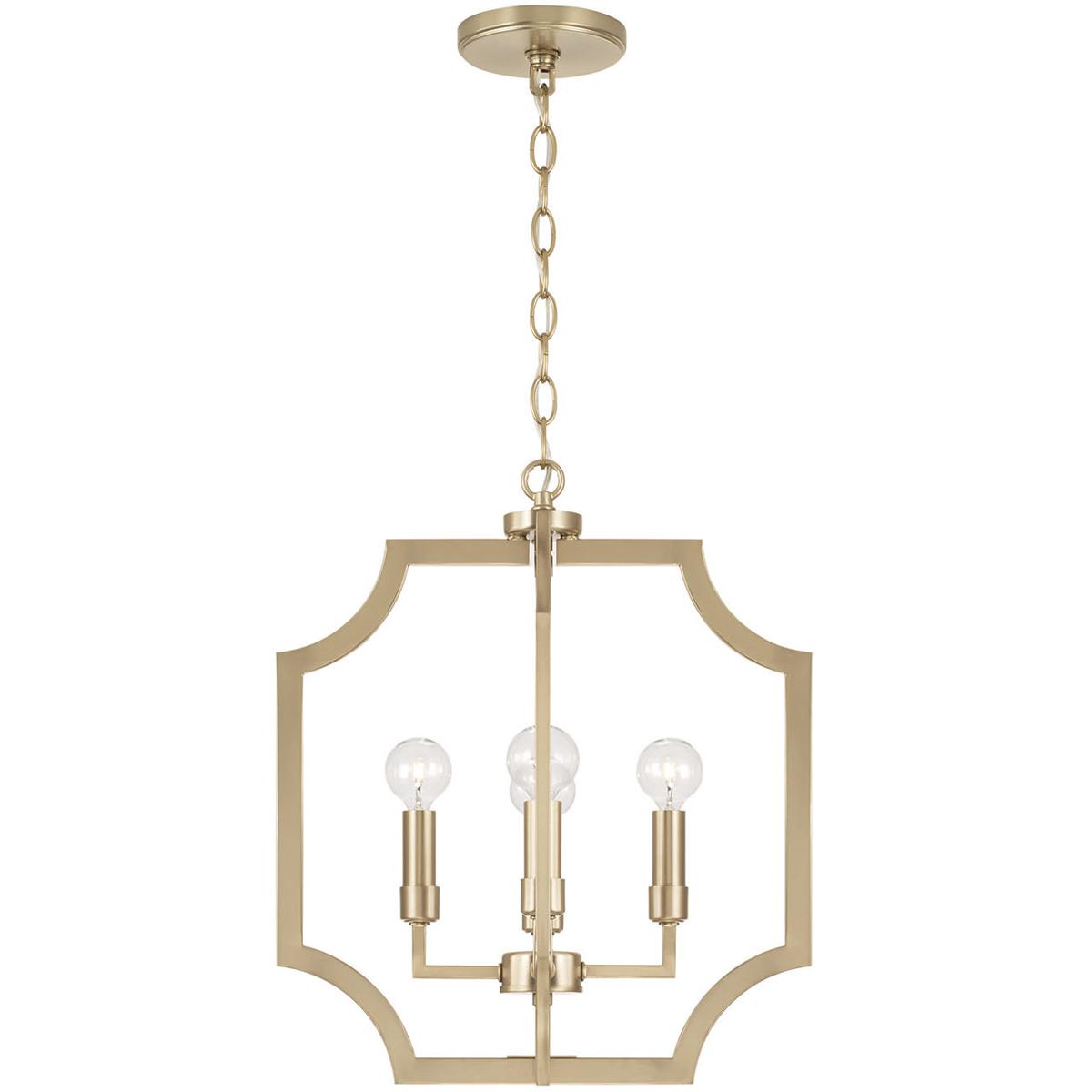 Austin Allen & Co. AA1037MA Courtney 4 Light 16 inch Matte Brass Foyer Ceiling Light