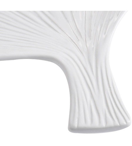 A&B Home 8038 Ginko Leaf Matte White Decorative Plate 8038-(4).jpg
