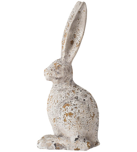 A&B Home 8578 Rabbit Gray Outdoor Animal Figurines 8578-(2).jpg