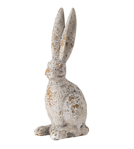 A&B Home 8578 Rabbit Gray Outdoor Animal Figurines