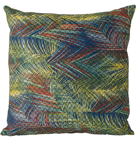 A&B Home T48000 Abstract Leaf 18 X 5 inch Multi-Color Accent Pillow photo