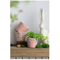 A&B Home D2247 Terracotta Crackled Red Outdoor Planter alternative photo thumbnail