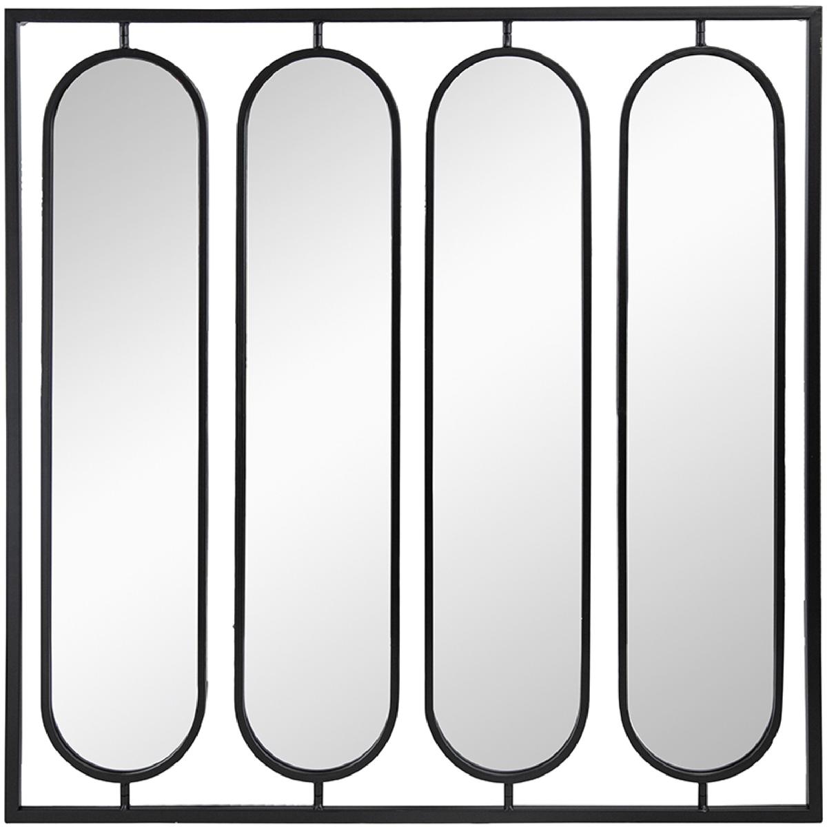 AB Home 83725DS Anita 36 X 36 inch Black Wall Mirror