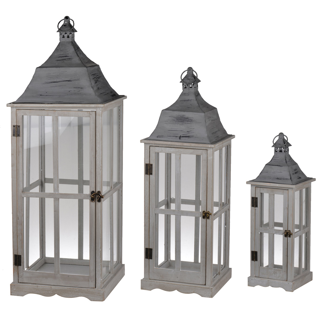 A B Home Hp42236 Window 36 X 13 Inch Gray Patio Candle Lanterns