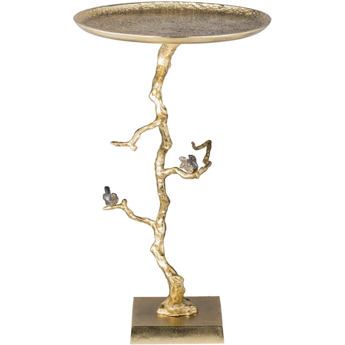 AB Home AV39715GOLD Contemporary Table in Gold