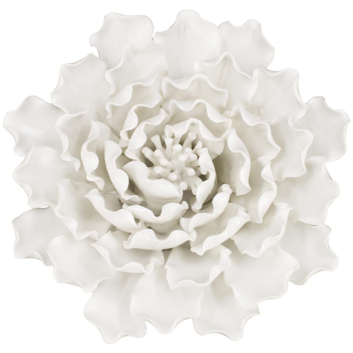 A&B Home AV9078 Handmade Flower Cream Wall Art