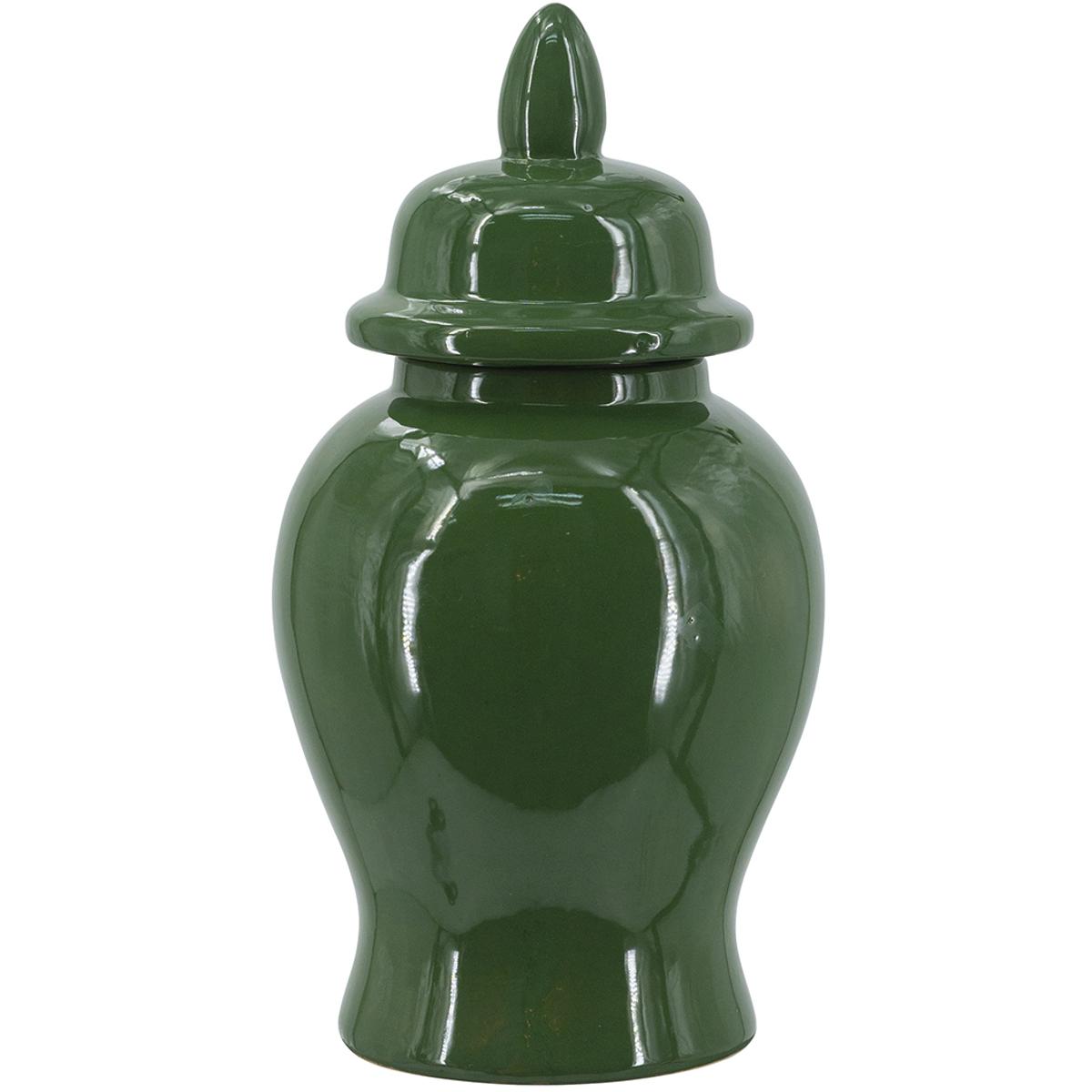 A&B Home C6183-GREE Anita 12.2 X 6.3 inch Ginger Jar in Green