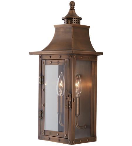 Acclaim Lighting 8302CP St. Charles 2 Light 17 inch Copper Patina Exterior Wall Mount  photo