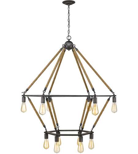 Acclaim Lighting IN10056AGY Holden 12 Light 41 inch Antique Gray Chandelier Ceiling Light photo