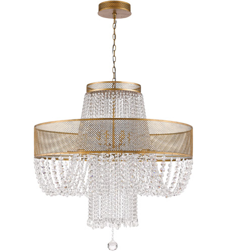 Acclaim Lighting IN11311AG Viola 12 Light 36 inch Antique Gold Chandelier Ceiling Light photo