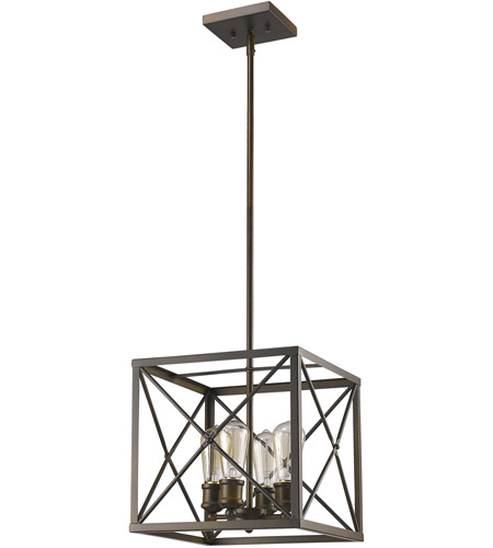 Acclaim Lighting IN21121ORB Brooklyn 4 Light 13 inch Oil Rubbed Bronze Pendant Ceiling Light photo