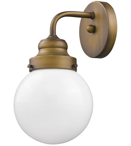 Acclaim Lighting IN41224RB Portsmith 1 Light 6 inch Raw Brass Sconce Wall Light photo