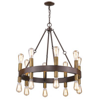 Acclaim Lighting IN11385W Cumberland 16 Light 28 inch Faux Wood Finish Chandelier Ceiling Light alternative photo thumbnail
