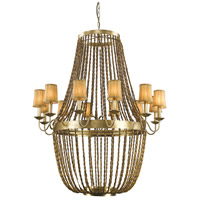 Acclaim Lighting IN11406AGL Anastasia 12 Light 49 inch Antique Gold Leaf Chandelier Ceiling Light photo thumbnail