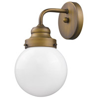 Acclaim Lighting IN41224RB Portsmith 1 Light 6 inch Raw Brass Sconce Wall Light photo thumbnail