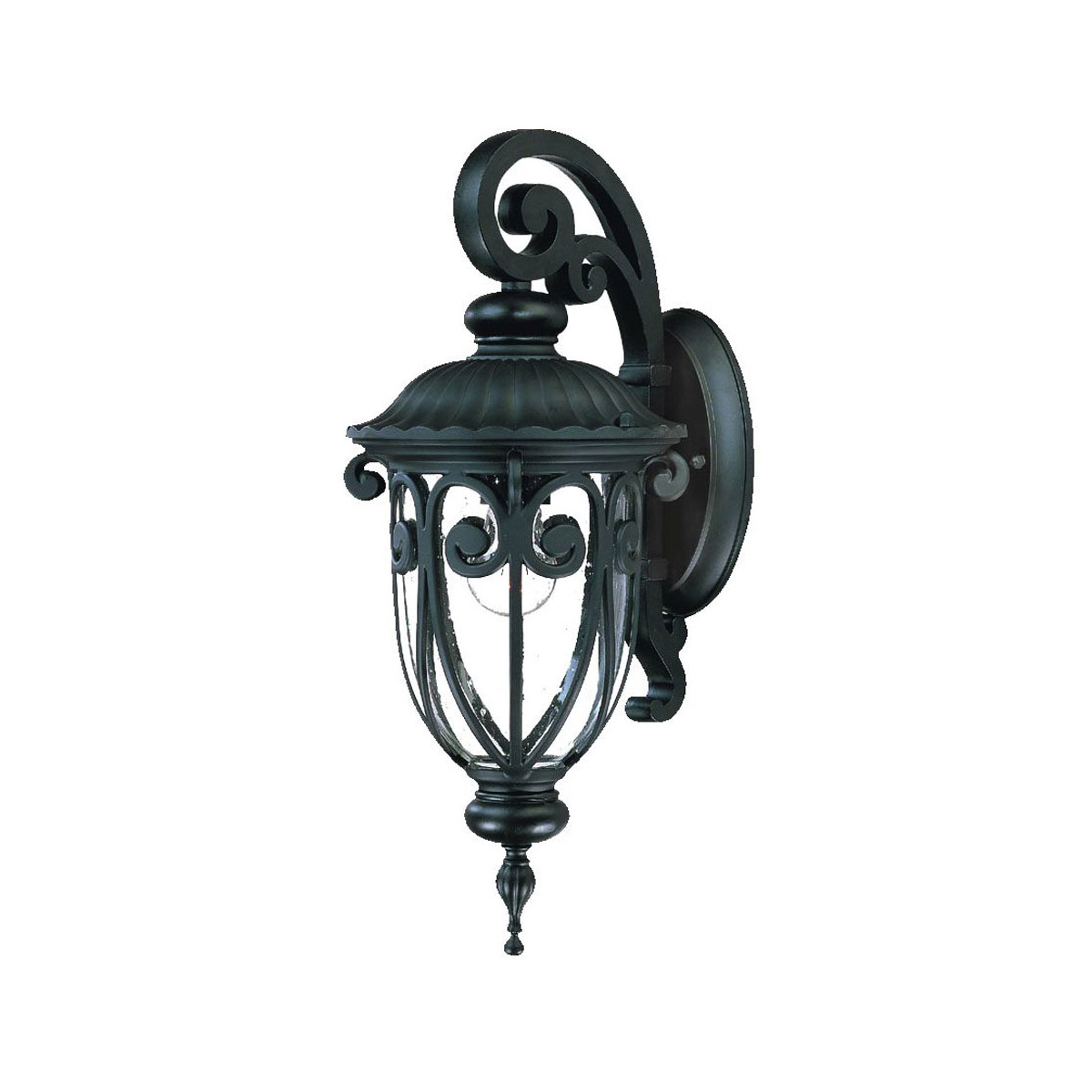 Acclaim Lighting 2102BK Naples 1 Light 18 inch Matte Black Exterior Wall Mount