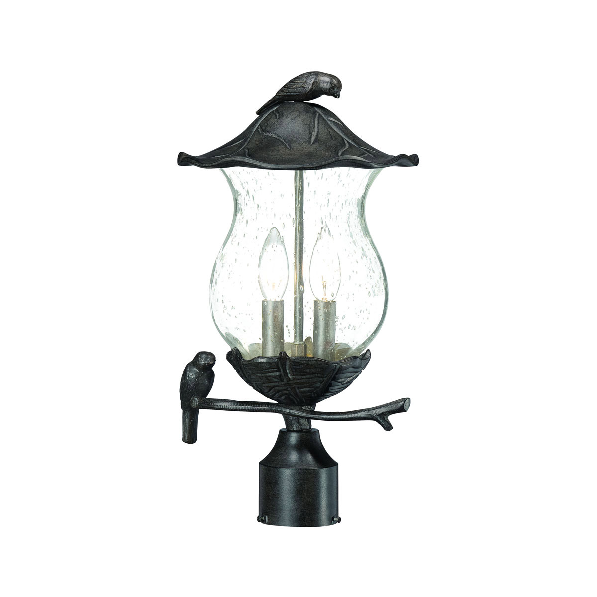Acclaim Lighting 7567BC/SD Avian 2 Light 18 inch Black Coral Exterior Post Mount Light