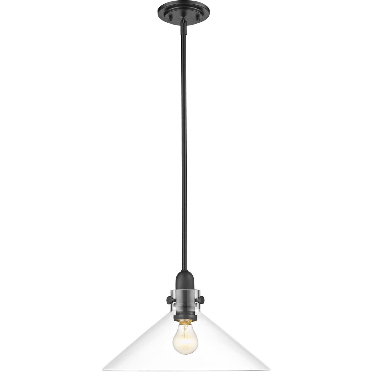 Acclaim Lighting IN20080BK Dwyer 1 Light 15.25 inch Matte Black Pendant Ceiling Light