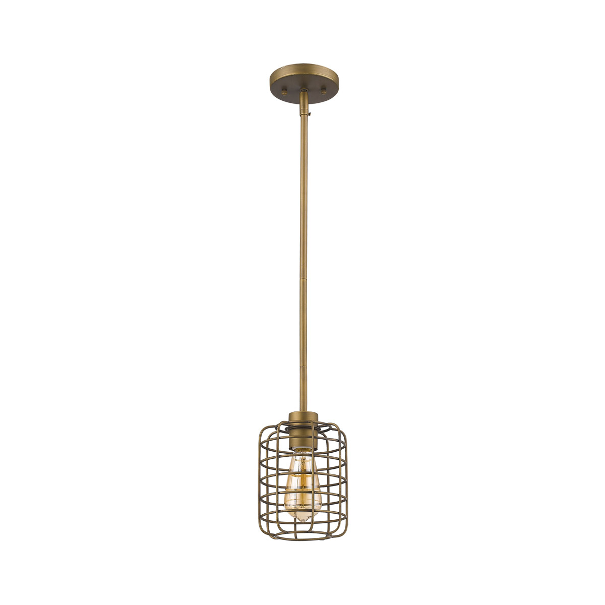 Acclaim Lighting IN21331RB Lynden 1 Light 6 inch Raw Brass Pendant Ceiling Light