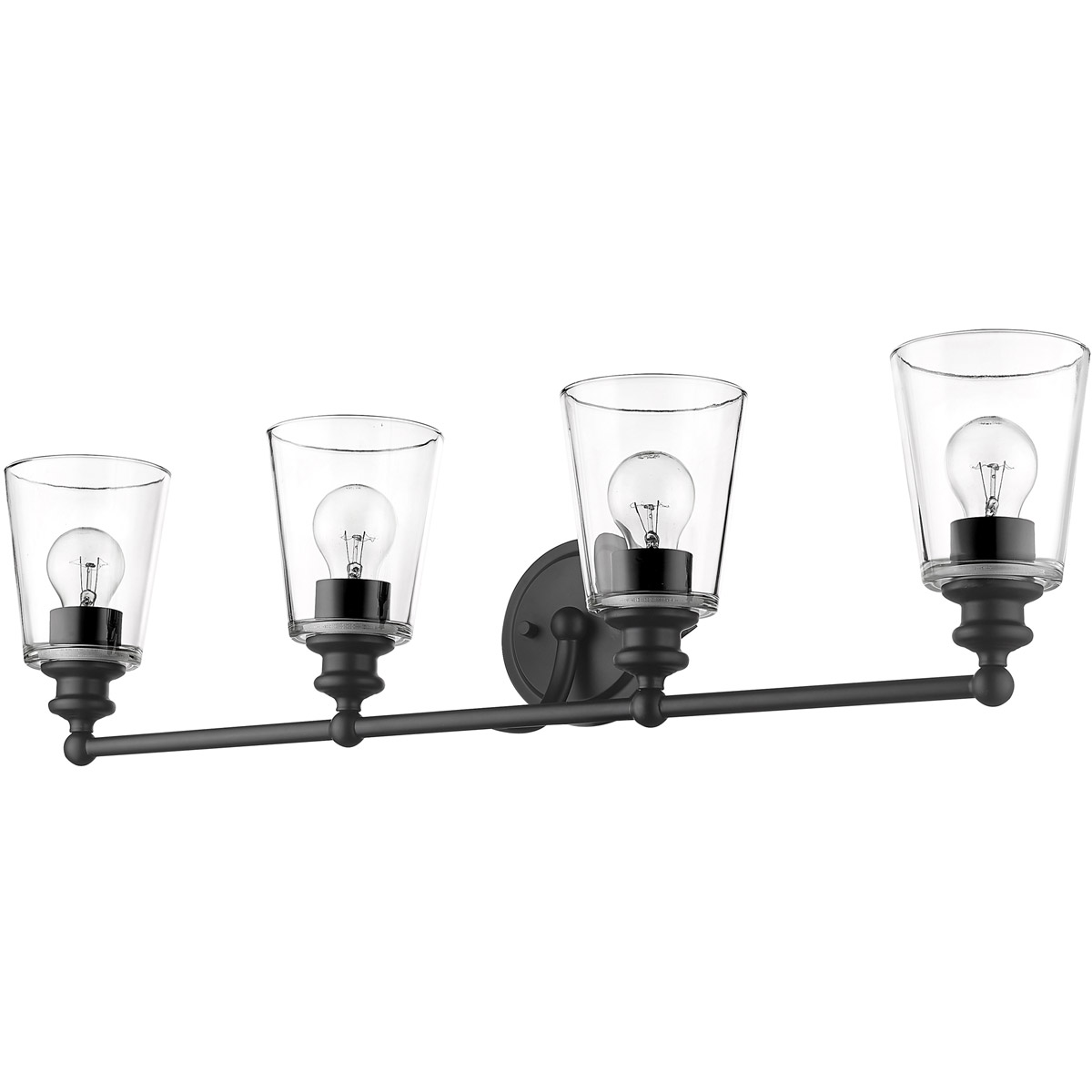 Acclaim Lighting IN41403BK Ceil 4 Light 32 inch Matte Black Vanity Light Wall Light