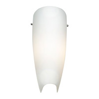 Access Lighting Daphne 1-White Light Wall Sconce with Opal Glass Shade 20415-OPL 