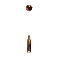 Access 52001LEDLP-SCP Odyssey LED 2 inch Shiny Copper Pendant Ceiling Light in Rose Gold photo thumbnail