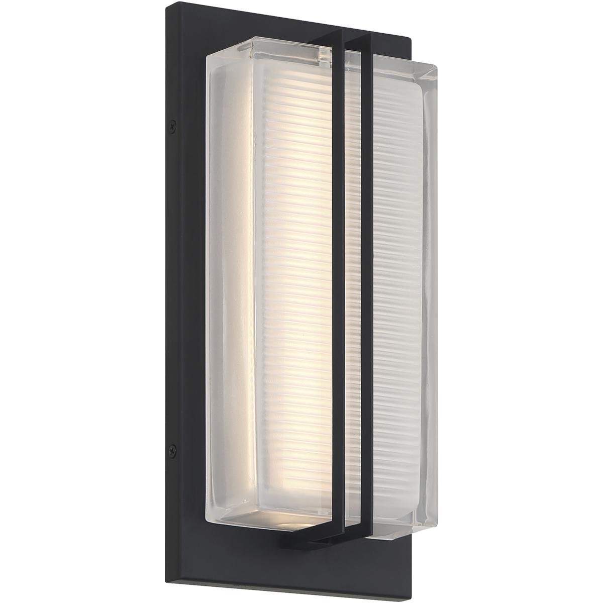 Access 19988LEDMG-BL/FST Driftwood 6 inch Black ADA Wall Sconce Wall Light