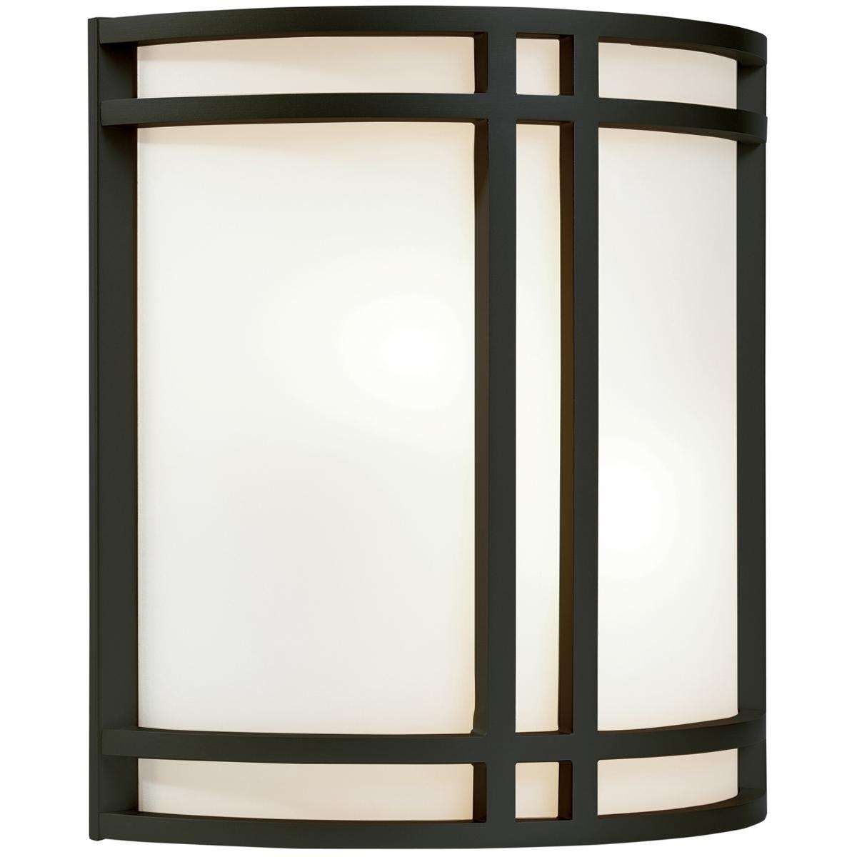 Access 20420-MBL/OPL Artemis 2 Light 10.5 inch Matte Black ADA Wall Sconce Wall Light