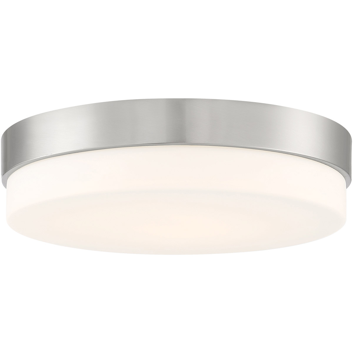 Access 20826LEDD-BS/OPL Roma LED 14 inch Brushed Steel Flush Mount Ceiling Light