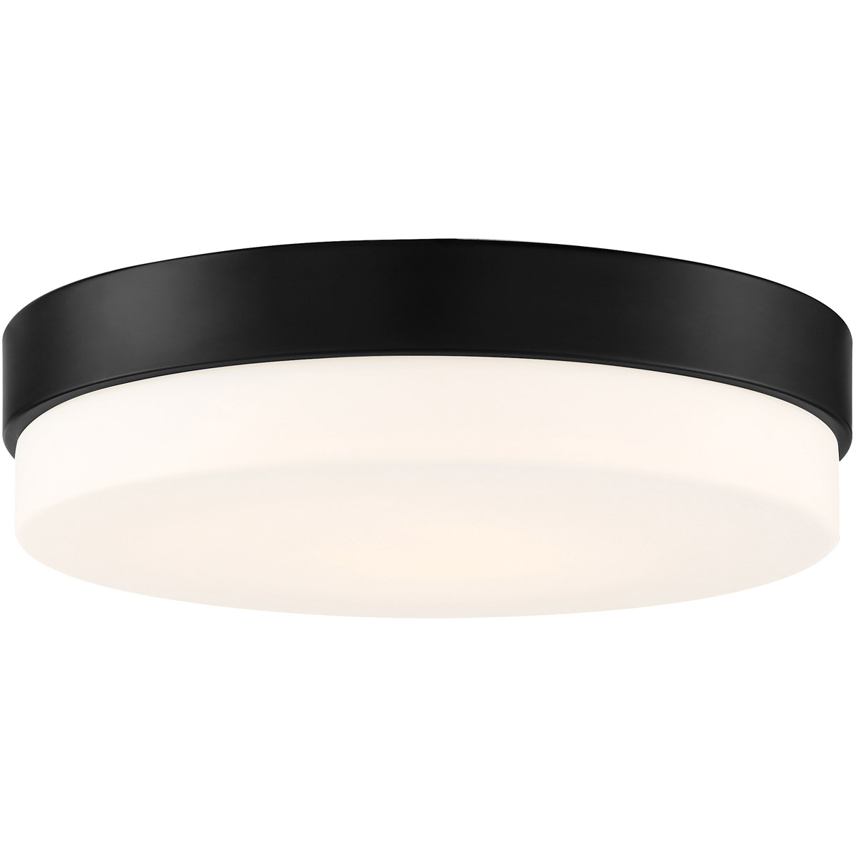 Access 20826LEDD-MBL/OPL Roma LED 14 inch Matte Black Flush Mount Ceiling Light