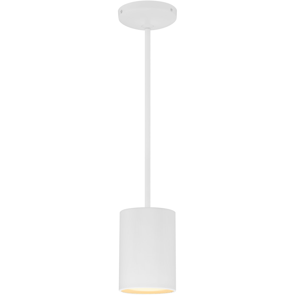 Access 29000LEDDLP-MWH Pilson LED 4.5 inch Matte White Pendant Ceiling Light