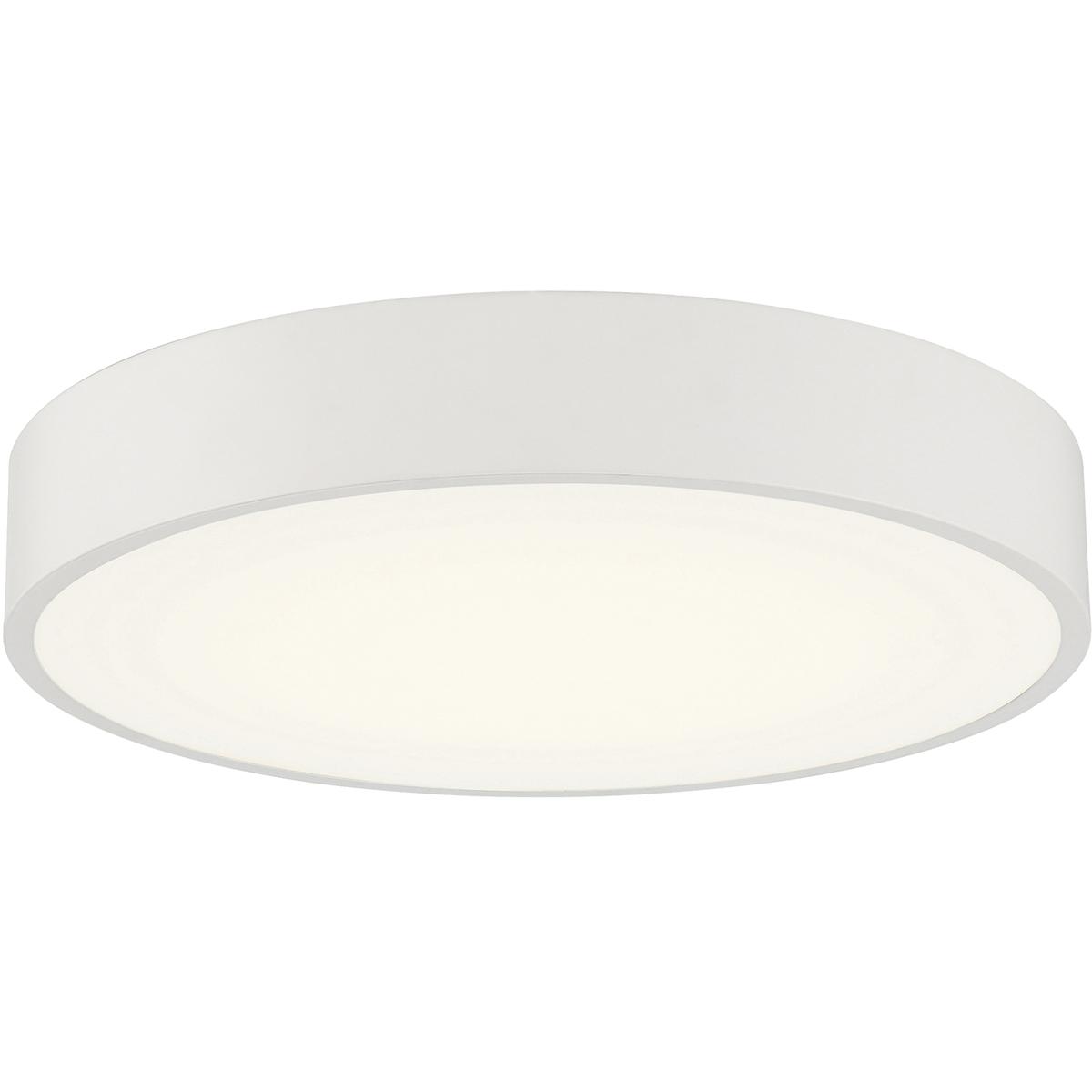 Access 49961LEDDCS-WH/ACR Como LED 17.75 inch White Flush Mount Ceiling Light