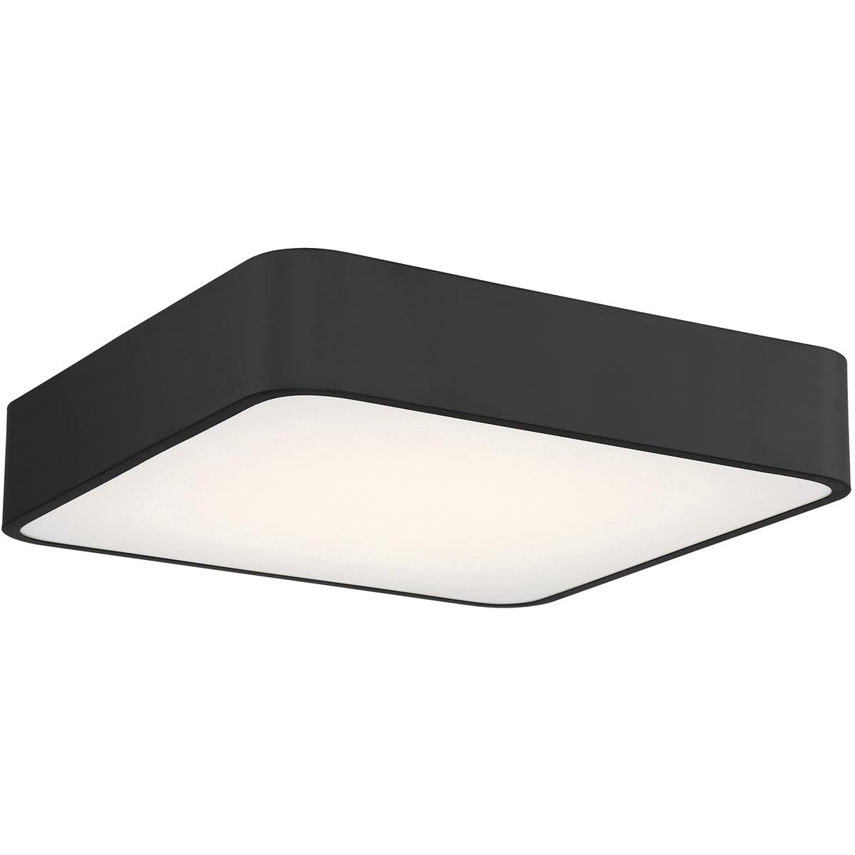 Access 49982LEDDCS-BL/ACR Granada LED 19.75 inch Black and White Flush Mount Ceiling Light