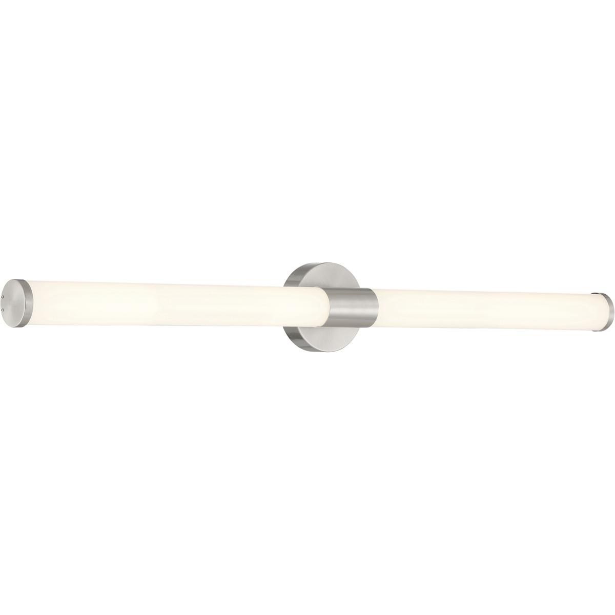 Access 62537LEDDCSBSOPL Retreat 1 Light 36 inch Brushed Steel Bath Vanity Wall Light Large
