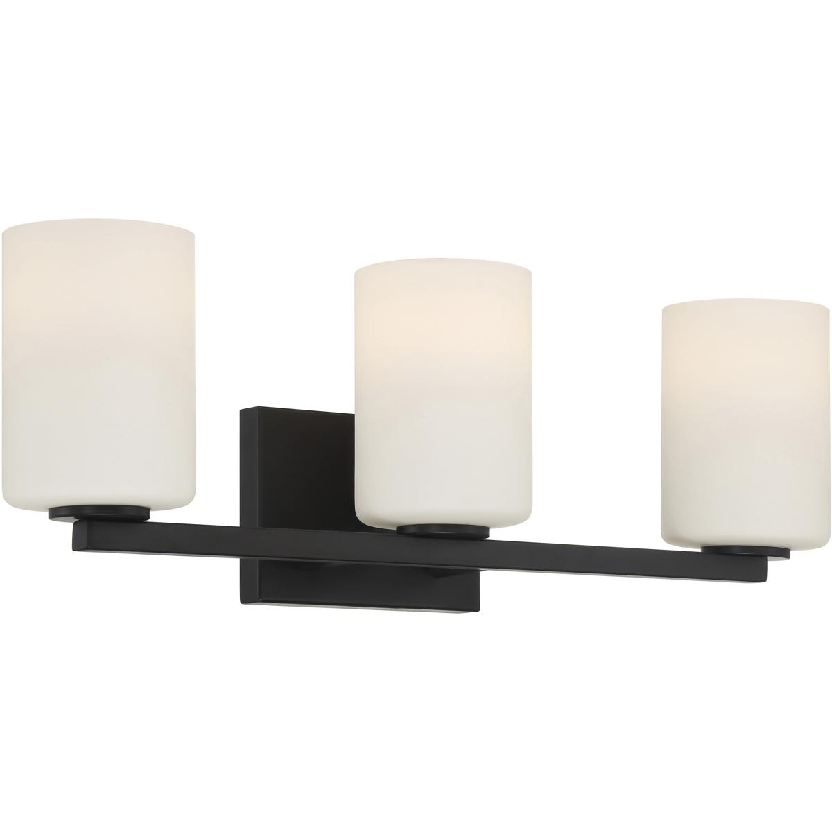 Access 62623LEDDLP-MBL/OPL Sienna 21 inch Matte Black Bath Vanity Light Wall Light