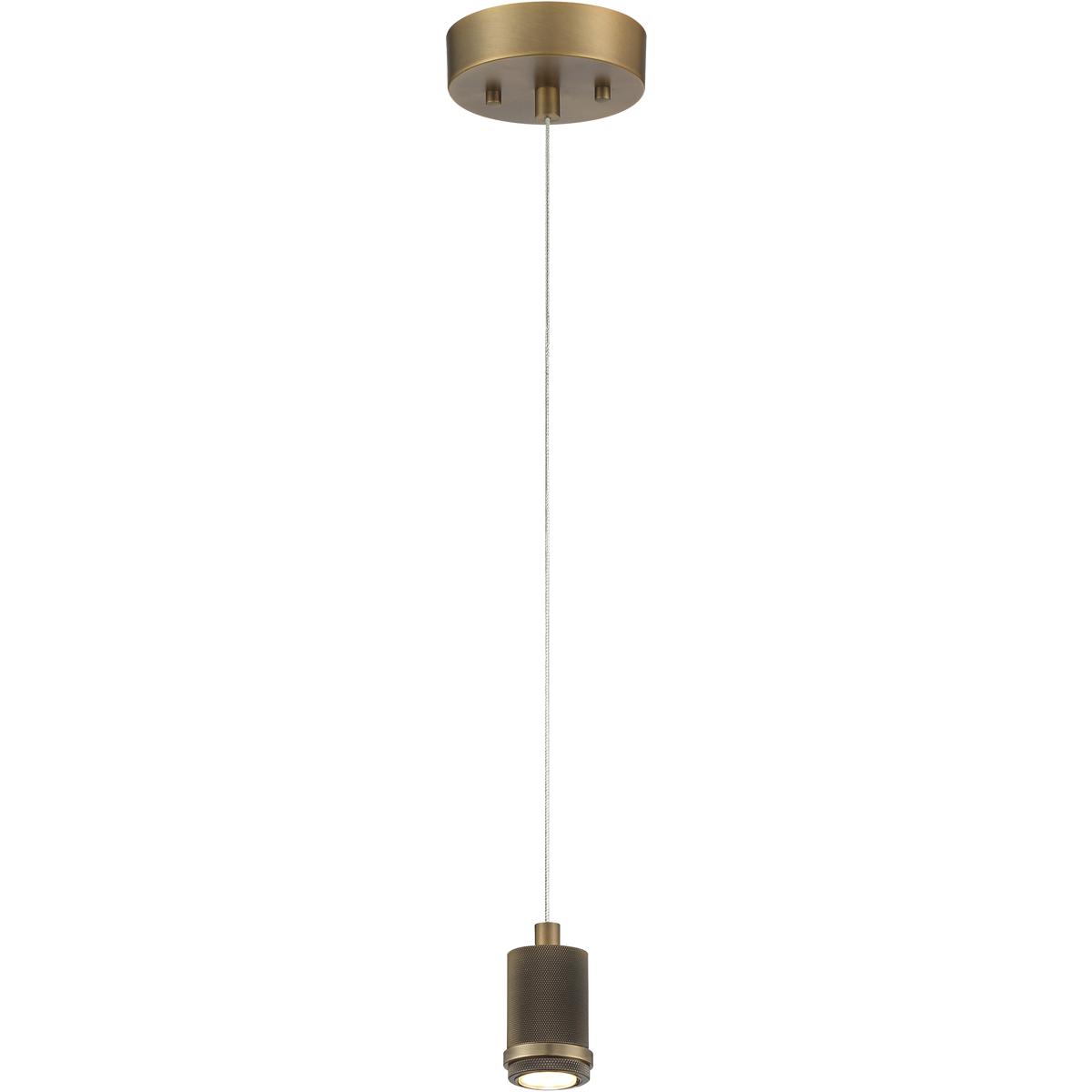 Access 63139LEDD-ABB Port Nine 1 Light 2.25 inch Antique Brushed Brass Pendant Ceiling Light