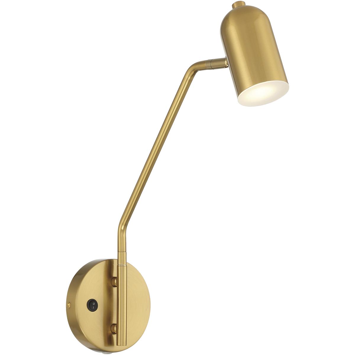 Access 72016LEDD-ABB Aalto 1 Light 4.75 inch Antique Brushed Brass Reading Light Wall Light