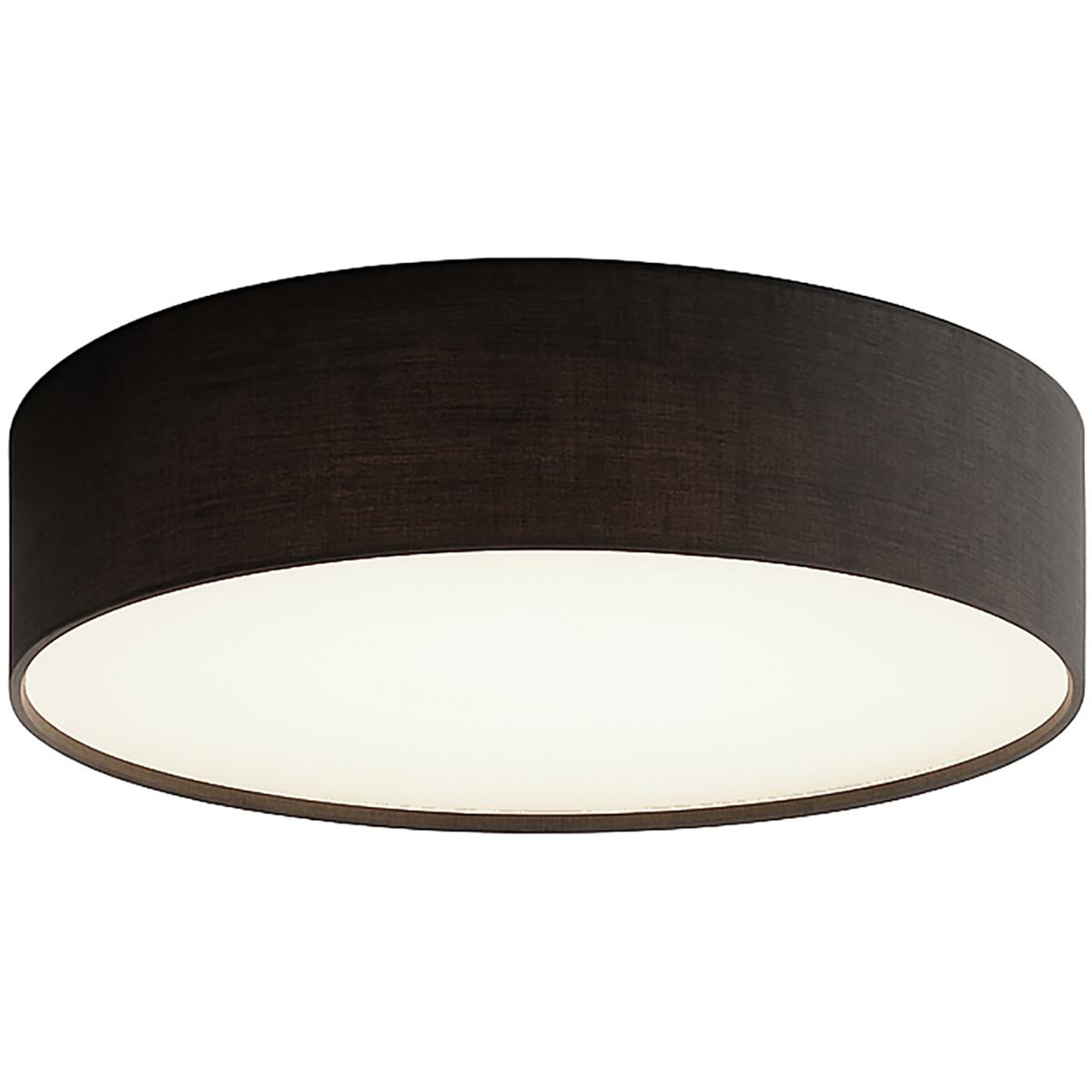 AFX ALDF12LAJUDBK Ashland LED 12 inch Black, White Flush Mount Ceiling Light