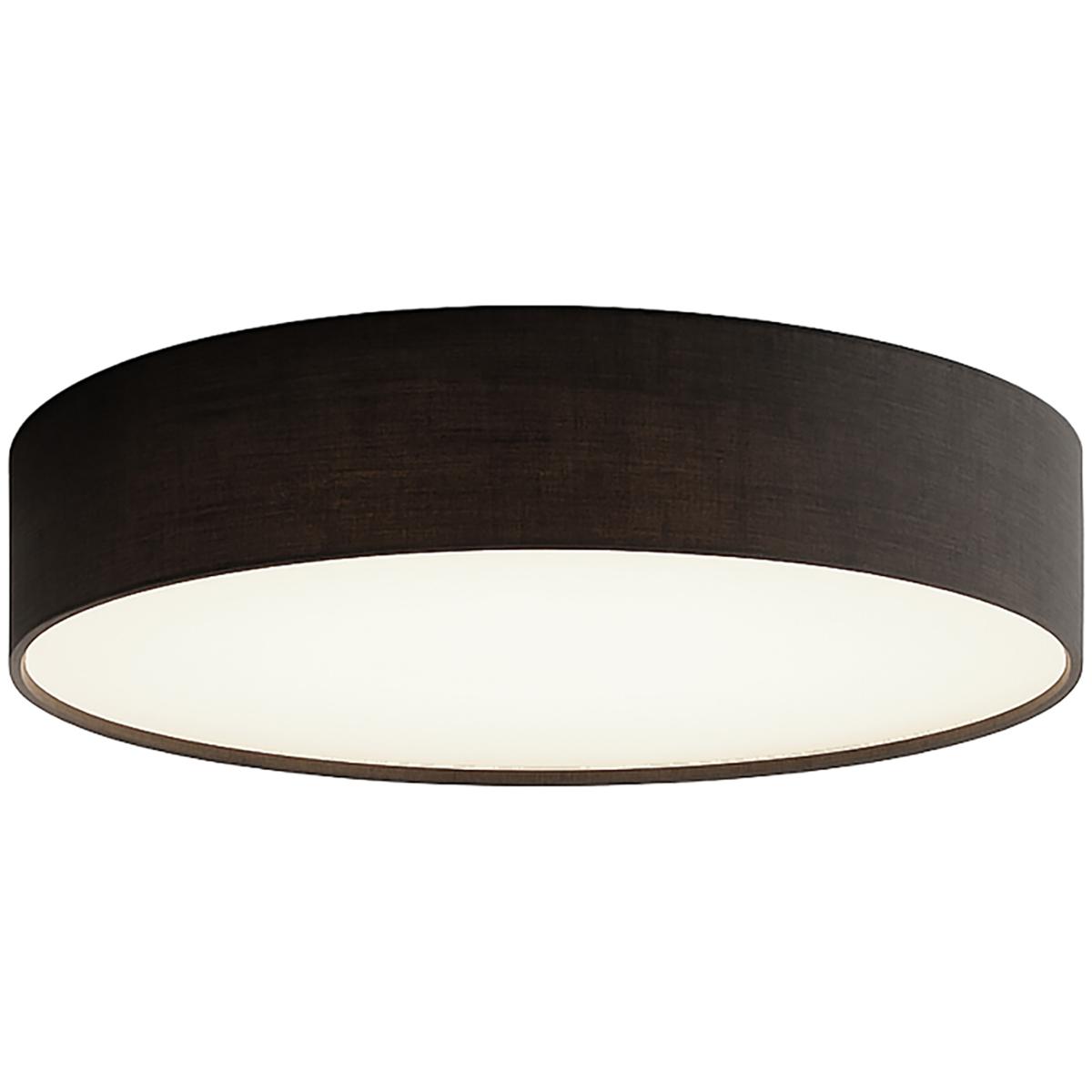 AFX ALDF16LAJUDBK Ashland LED 16 inch Black, White Flush Mount Ceiling Light