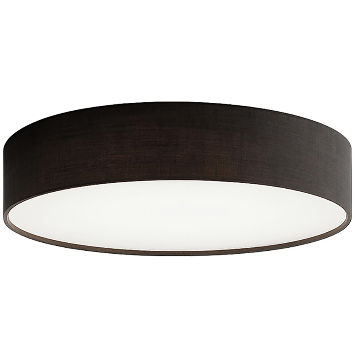 AFX ALDF19LAJUDBK Ashland LED 19 inch Black, White Flush Mount Ceiling Light