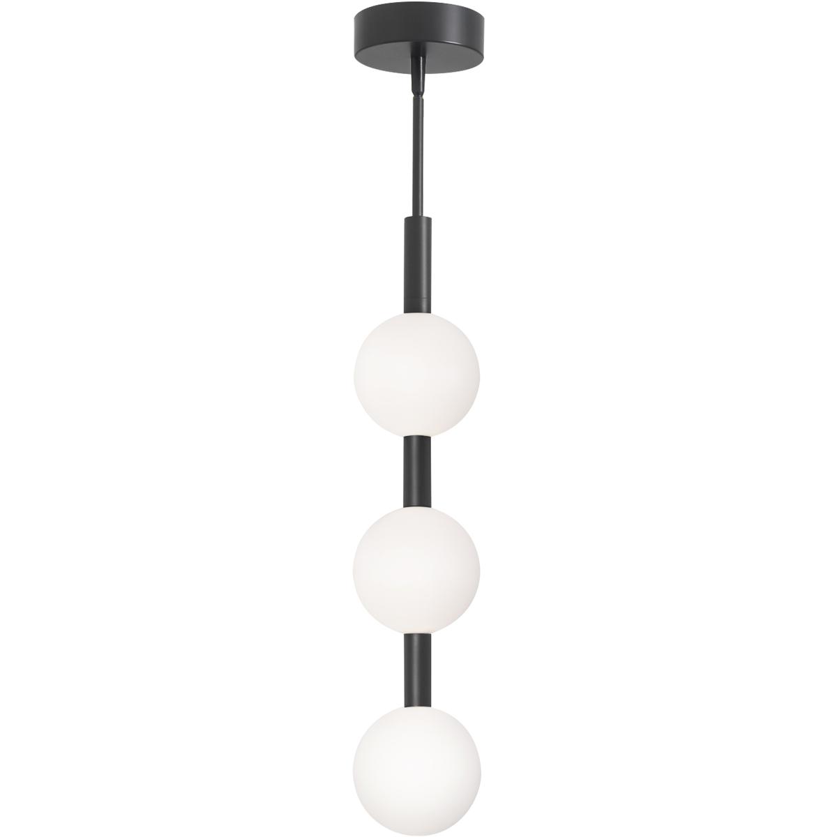 AFX BRQP32LAJUDBK Baroque LED 6 inch Black Pendant Ceiling Light