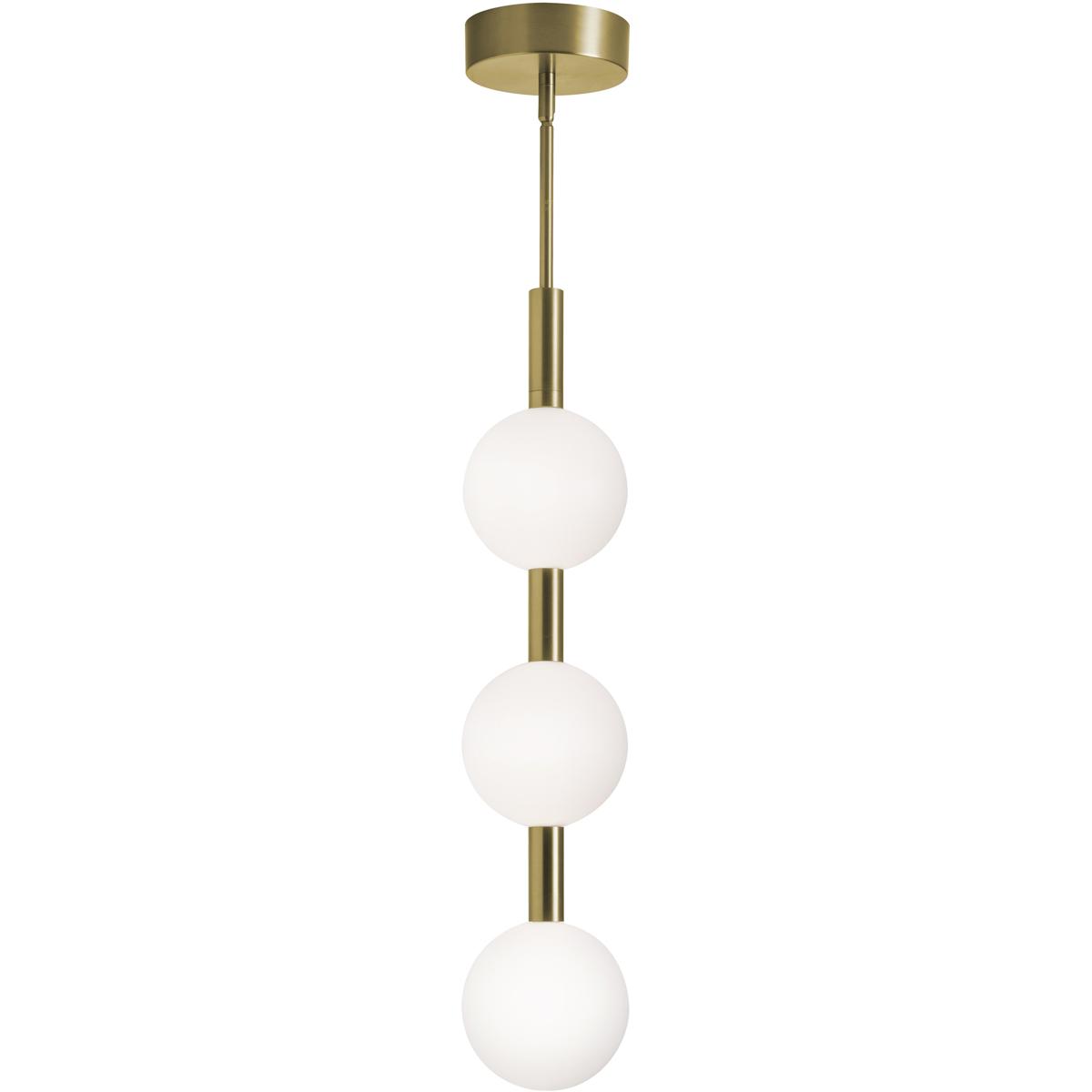 AFX BRQP32LAJUDLB Baroque LED 6 inch Light Antique Brass Pendant Ceiling Light