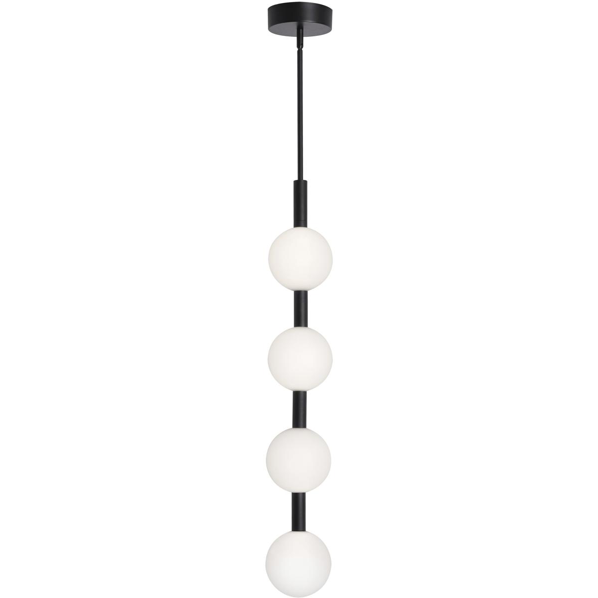 AFX BRQP42LAJUDBK Baroque LED 6 inch Black Pendant Ceiling Light