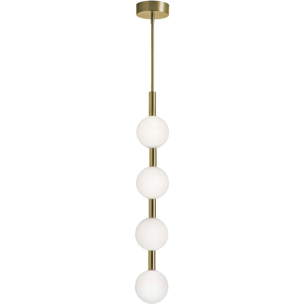 AFX BRQP42LAJUDLB Baroque LED 6 inch Light Antique Brass Pendant Ceiling Light
