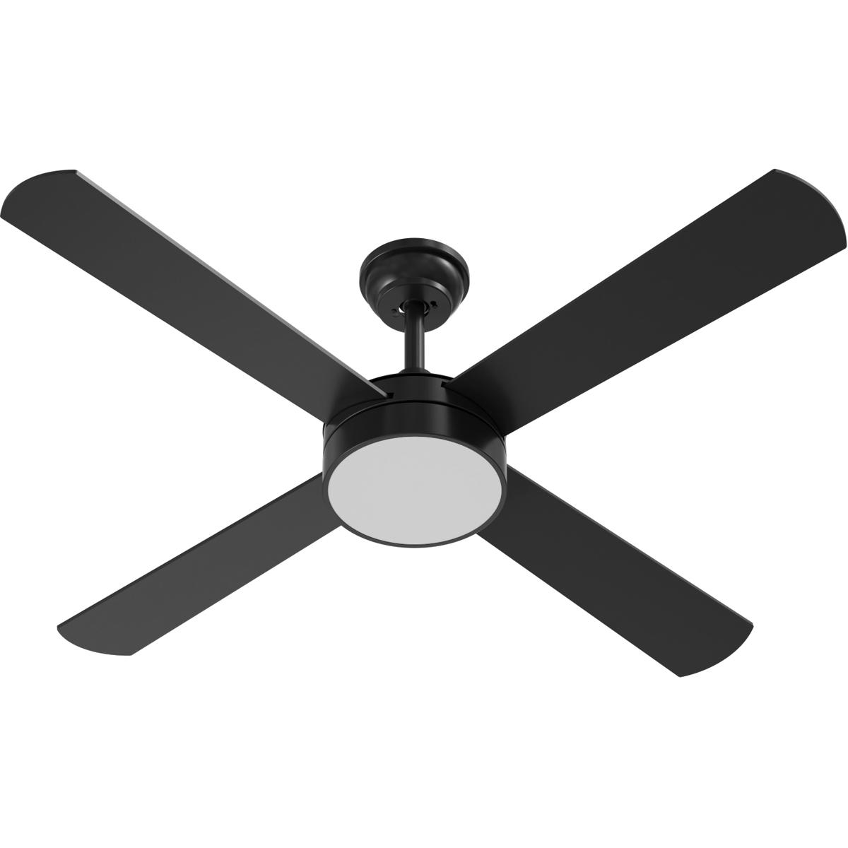 AFX BYTN524LACBKBK-WS Bryant 52 inch Black Ceiling Fan