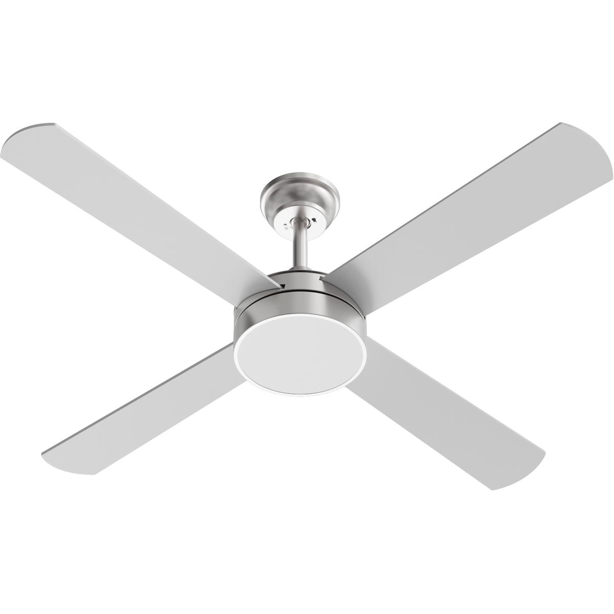 AFX BYTN524LACSNSL-WS Bryant 52 inch Satin Nickel with Silver Blades Ceiling Fan
