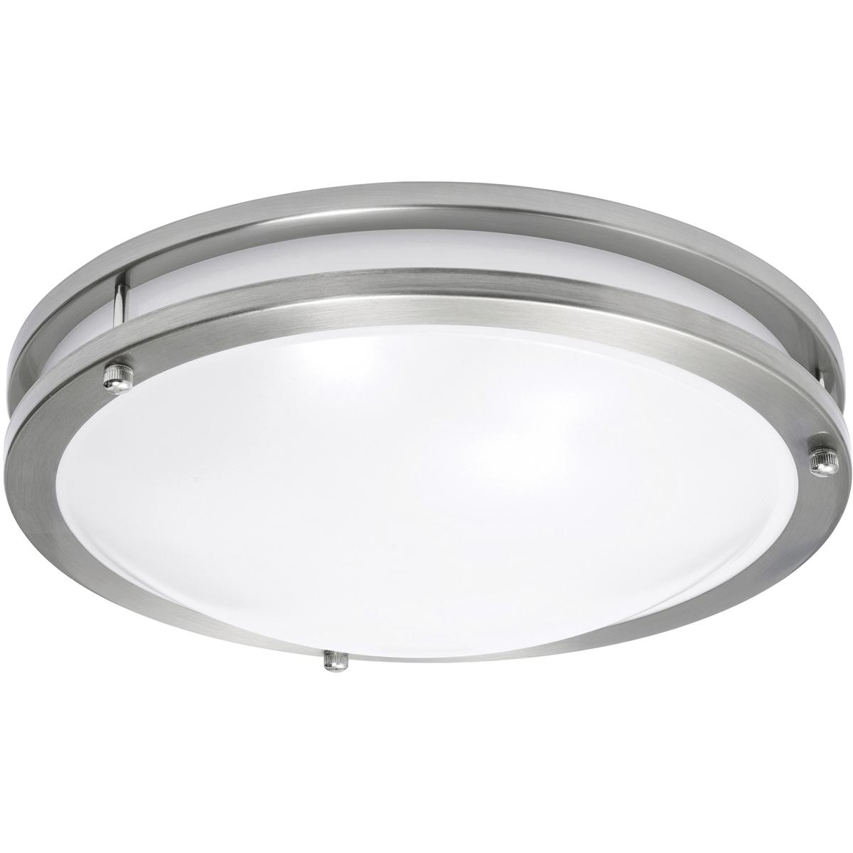 AFX CAF12L5AJUDSN Carlisle LED 12 inch Satin Nickel Flush Mount Ceiling Light