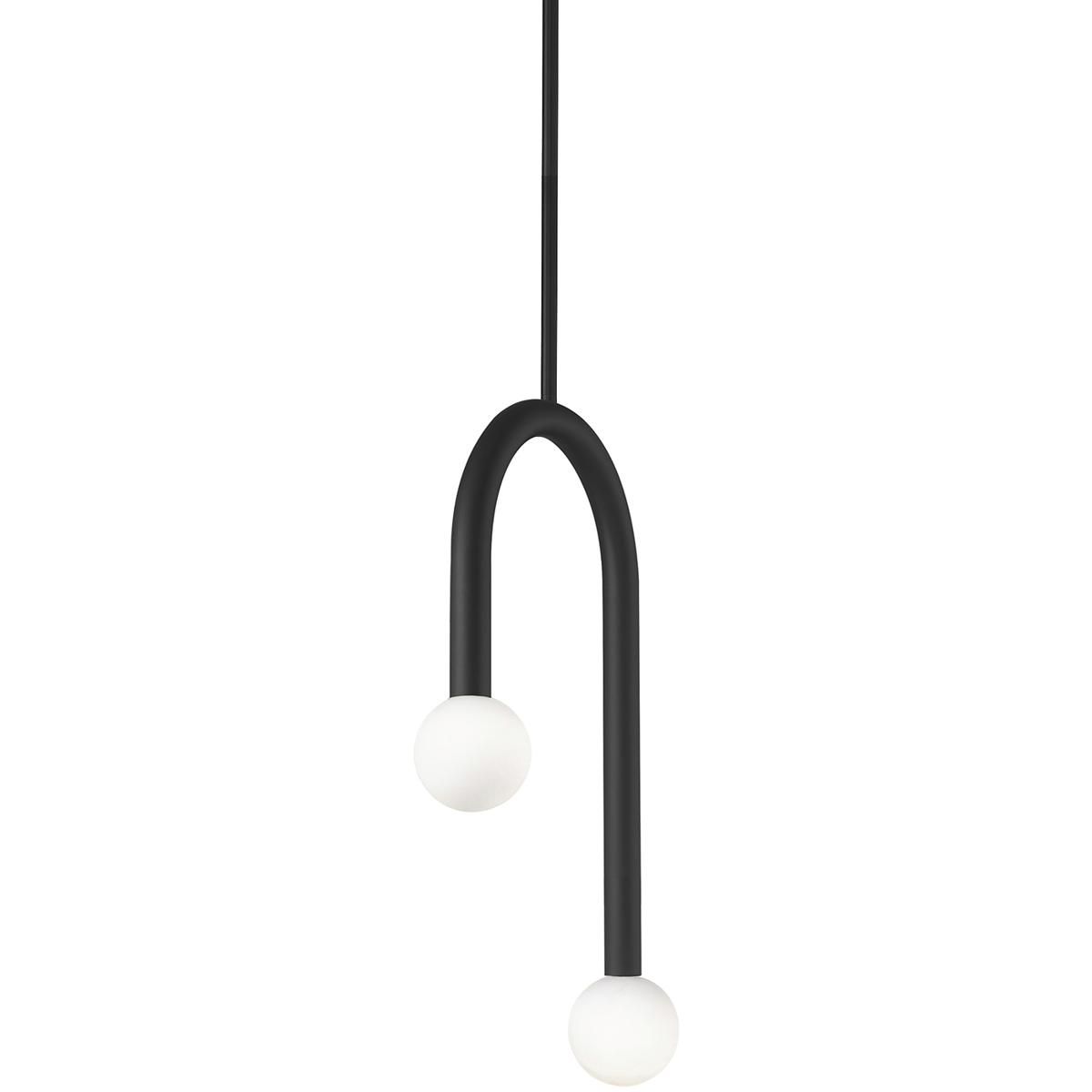 AFX COEP12LAJUDBK Colette LED 12 inch Black Pendant Ceiling Light
