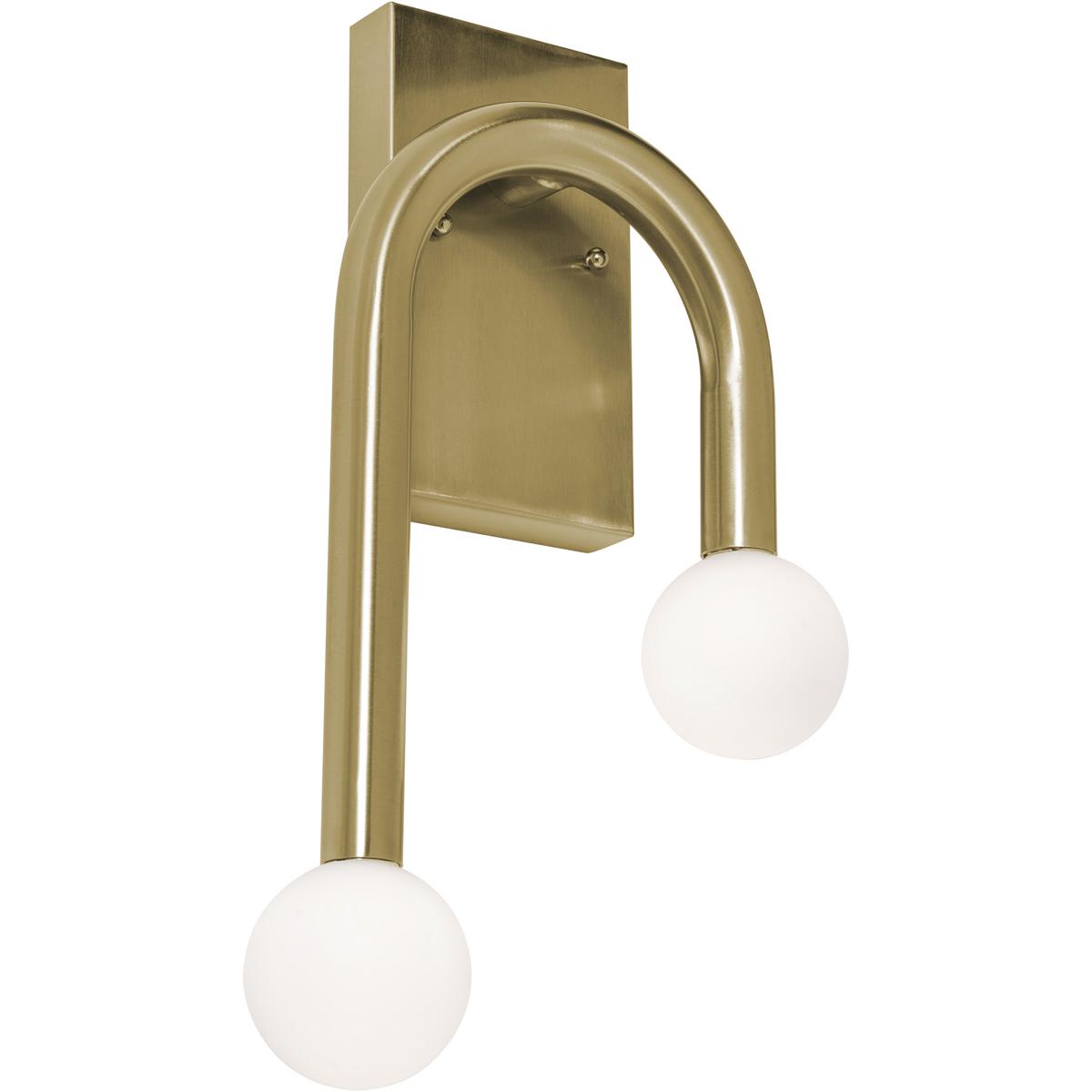 AFX COES1017LAJUDLB Colette LED 10 inch Light Antique Brass Wall Sconce Wall Light