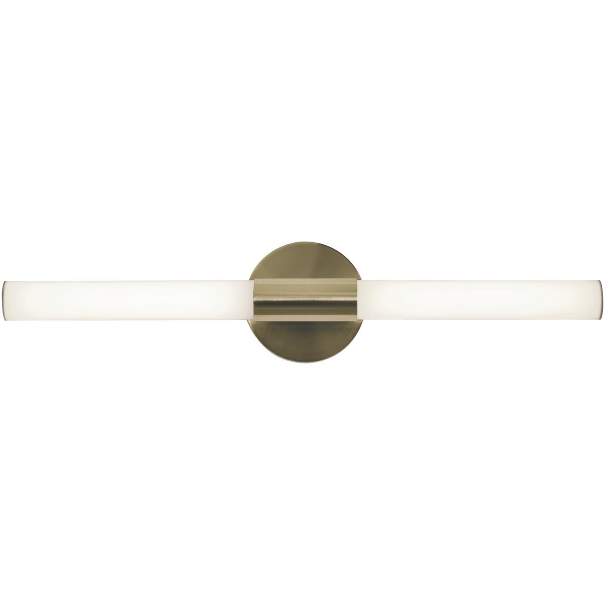 AFX DIOV2403LAJD1LB Dion LED 24 inch Light Antique Brass Vanity Light Wall Light